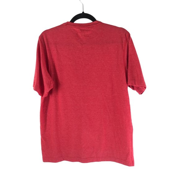 Columbia Mens Thistletown Park Crew T-Shirt Short Sleeve Red M - Picture 3 of 5